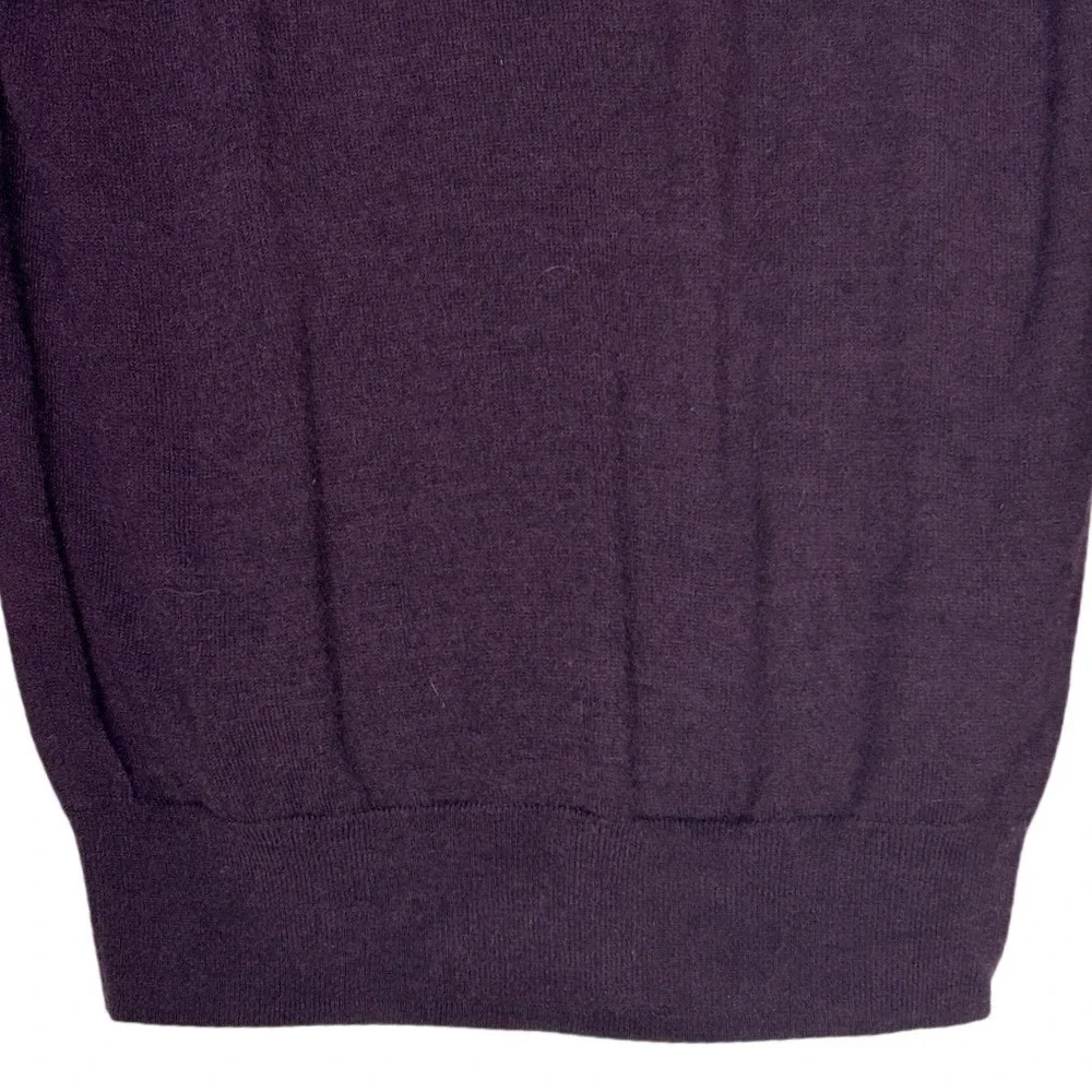 J.Crew Merino Wool Blend Long Sleeve Crewneck Sweater Plum Purple Size Medium